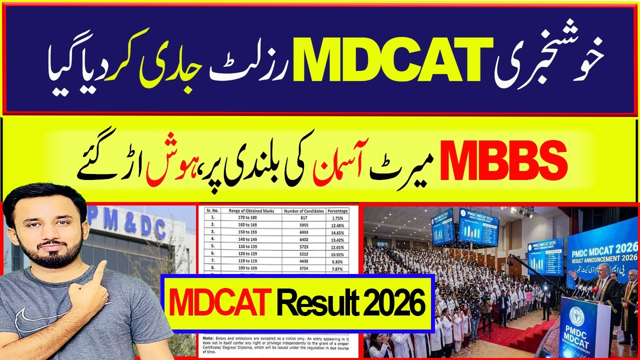 MDCAT 2026 Result Announced | MDCAT 2026 Latest News | KMU MDCAT 2026 Result