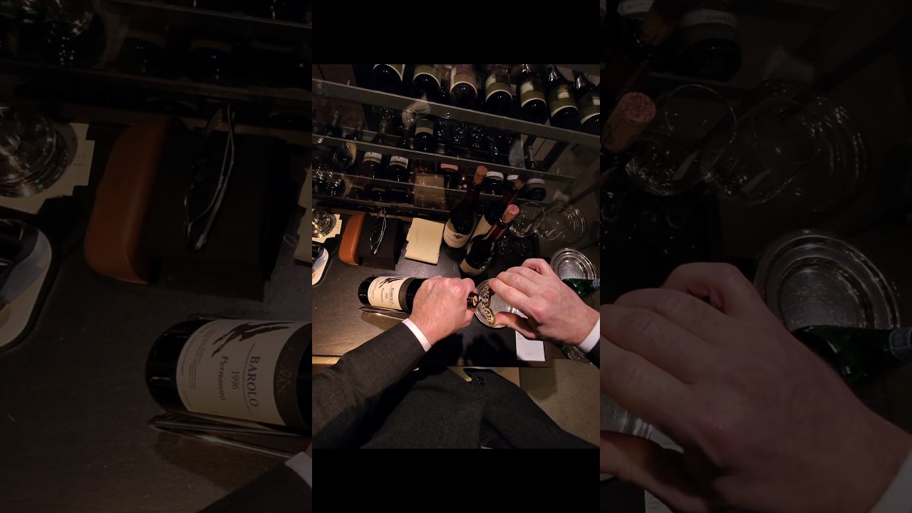 Opening $200 1996 Bongiovanni Barolo #fyp #fypシ゚ #explore #trending #viralvideo #pov #wine #wow