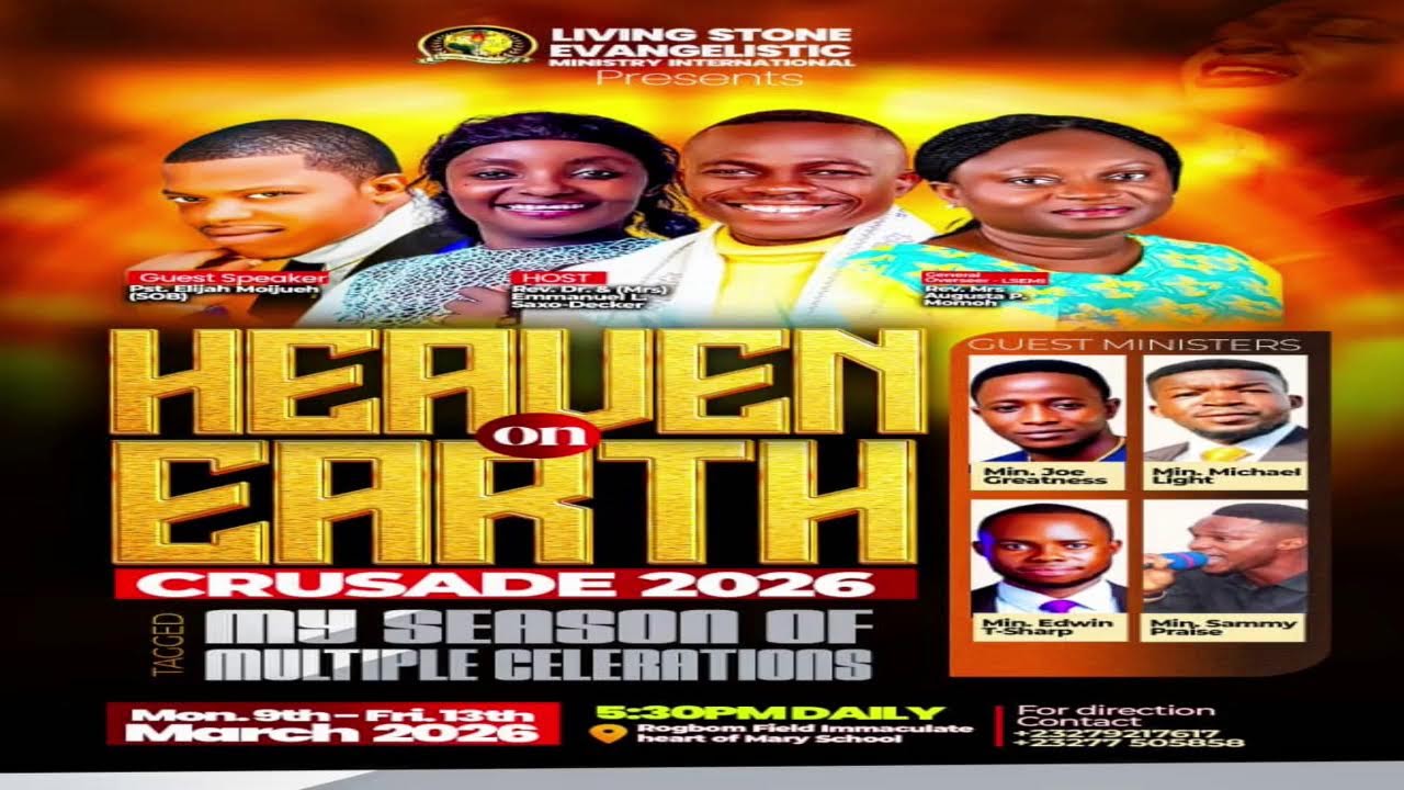 WELCOME ONLINE: DAY 4 - HEAVEN ON EARTH CRUASADE @ MY SEASON OF MULTIPLE CELEBRATION