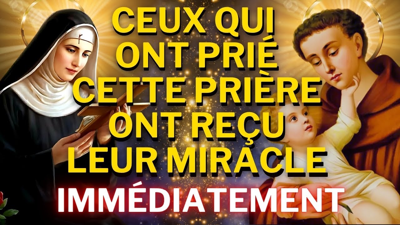 SAINTE RITA DE CASCIA et SAINT ANTOINE💖PRIÈRE POUR DES CAUSES DIFFICILES🙏DÉBLOQUER TOUTE SITUATION