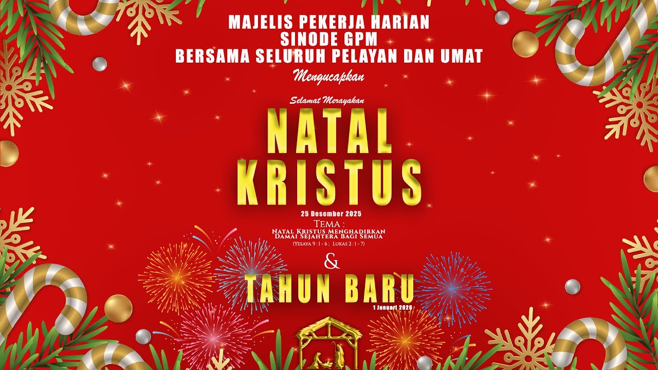PESAN NATAL SINODE GPM TAHUN 2025