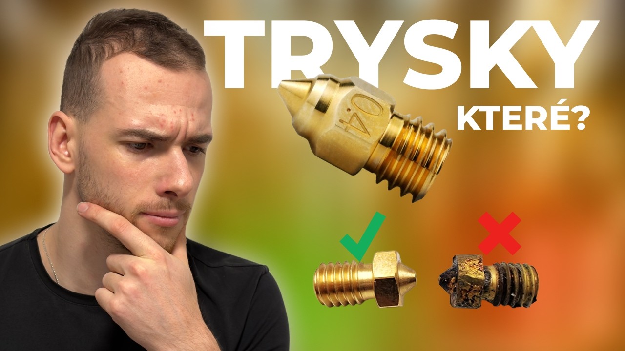 Vše o tryskách: materiály, velikosti, použití