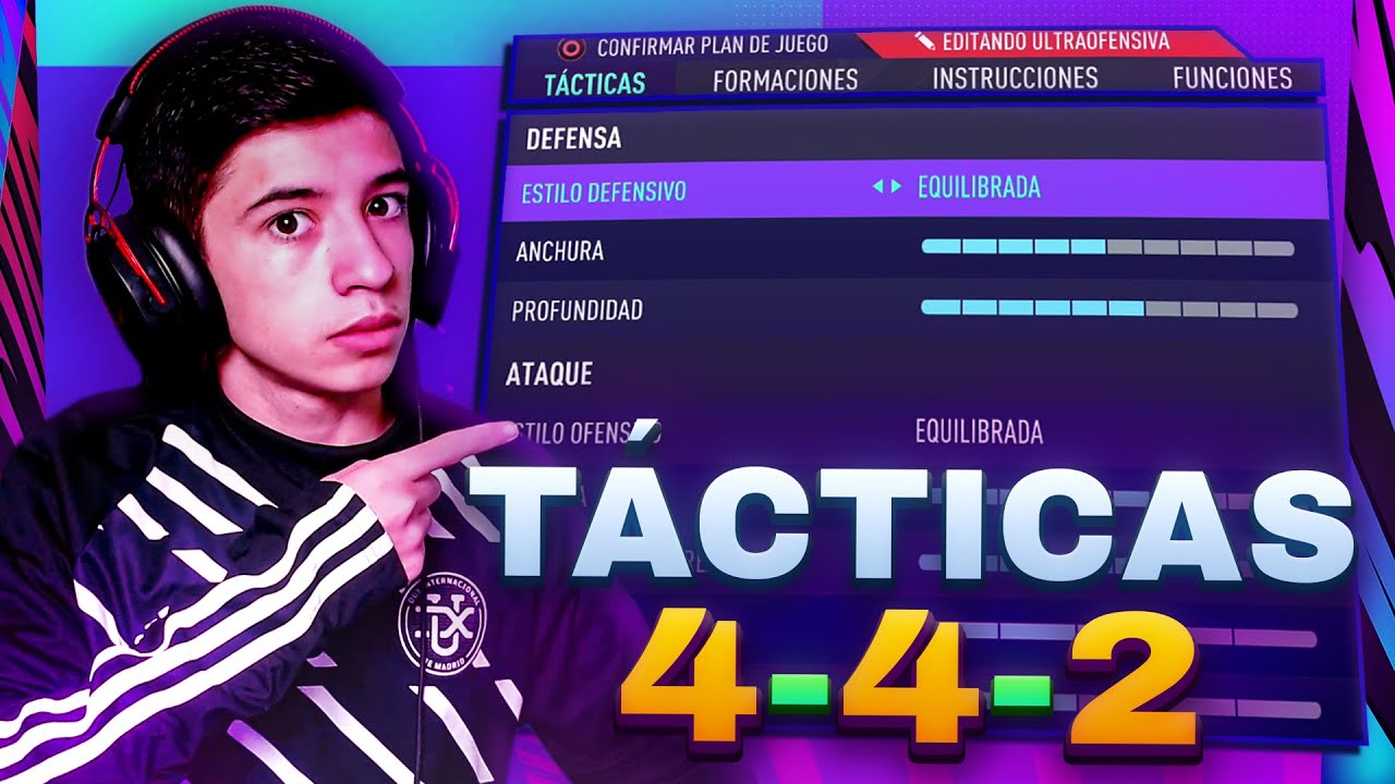¡TÁCTICAS e INSTRUCCIONES de la 442! - 90-0 FUT CHAMPIONS NEAT110