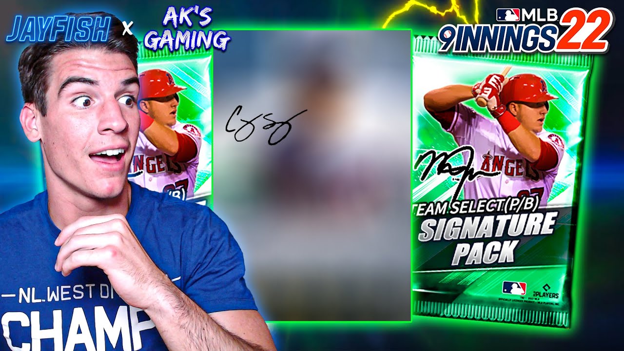 TEAM SELECT SIG PACK OPENING! - MLB 9 Innings 22 (JayFish x Ak's Gaming)