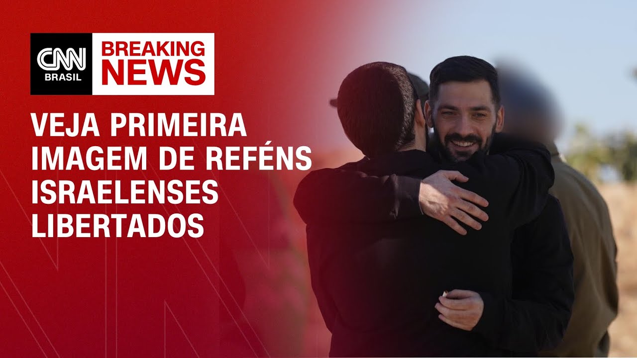 Exército israelense divulga primeira imagem de reféns libertados | BREAKING NEWS