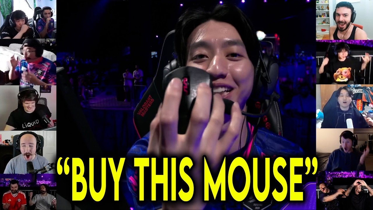 Valorant Streamers React To PRX f0rsakeN Advertising His Mouse Against NRG In Masters Santiago