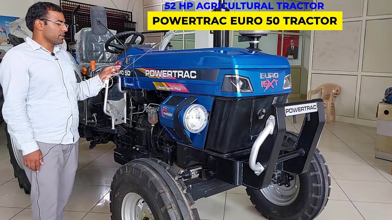 Технические характеристики трактора POWERTRAC EURO 50. Лучшая производительность в полевых услови...