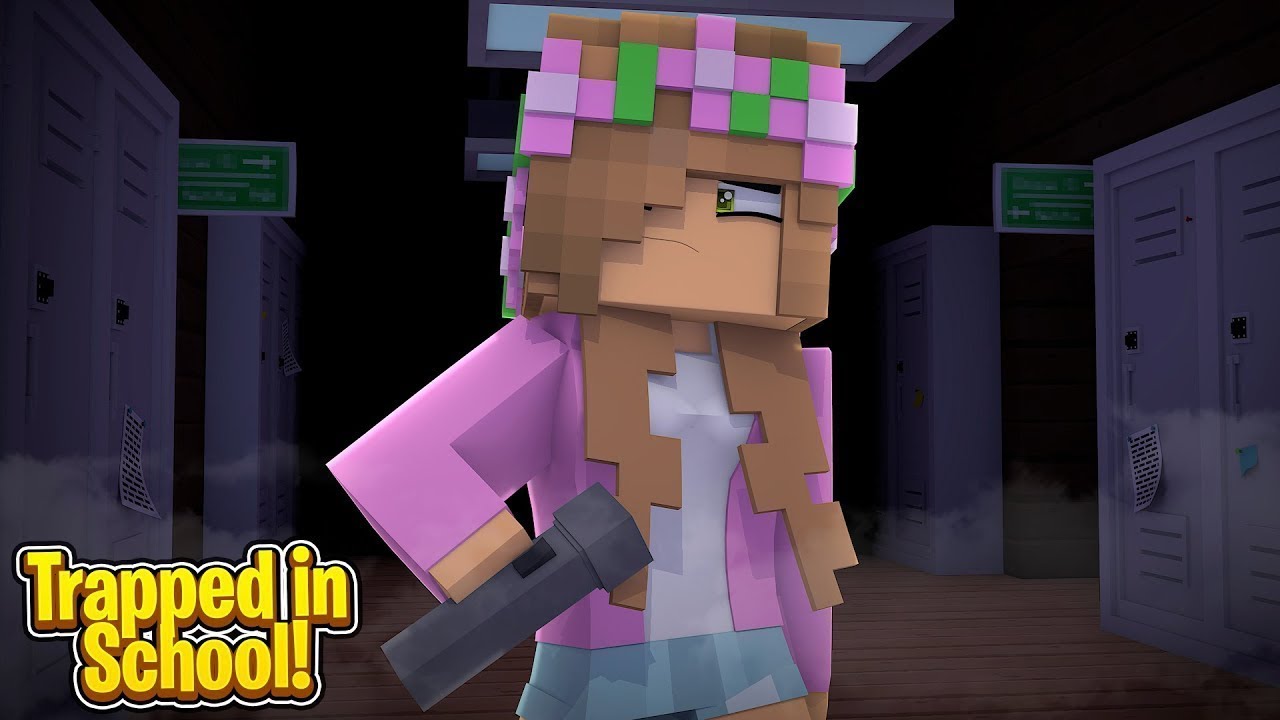 LITTLE KELLY GETS TRAPPED IN MINECRAFT SCHOOL!!! - Minecraft Little Club Adventures
