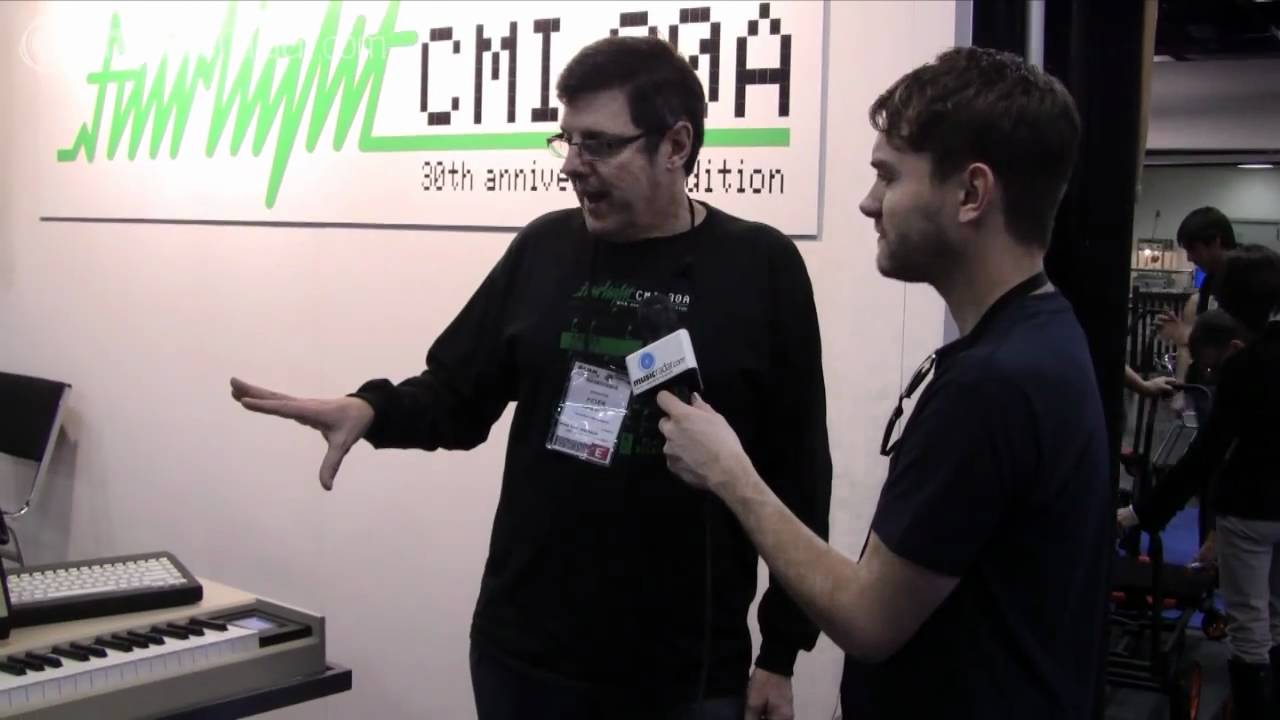 Fairlight CMI 30A unveiled by inventor Peter Vogel