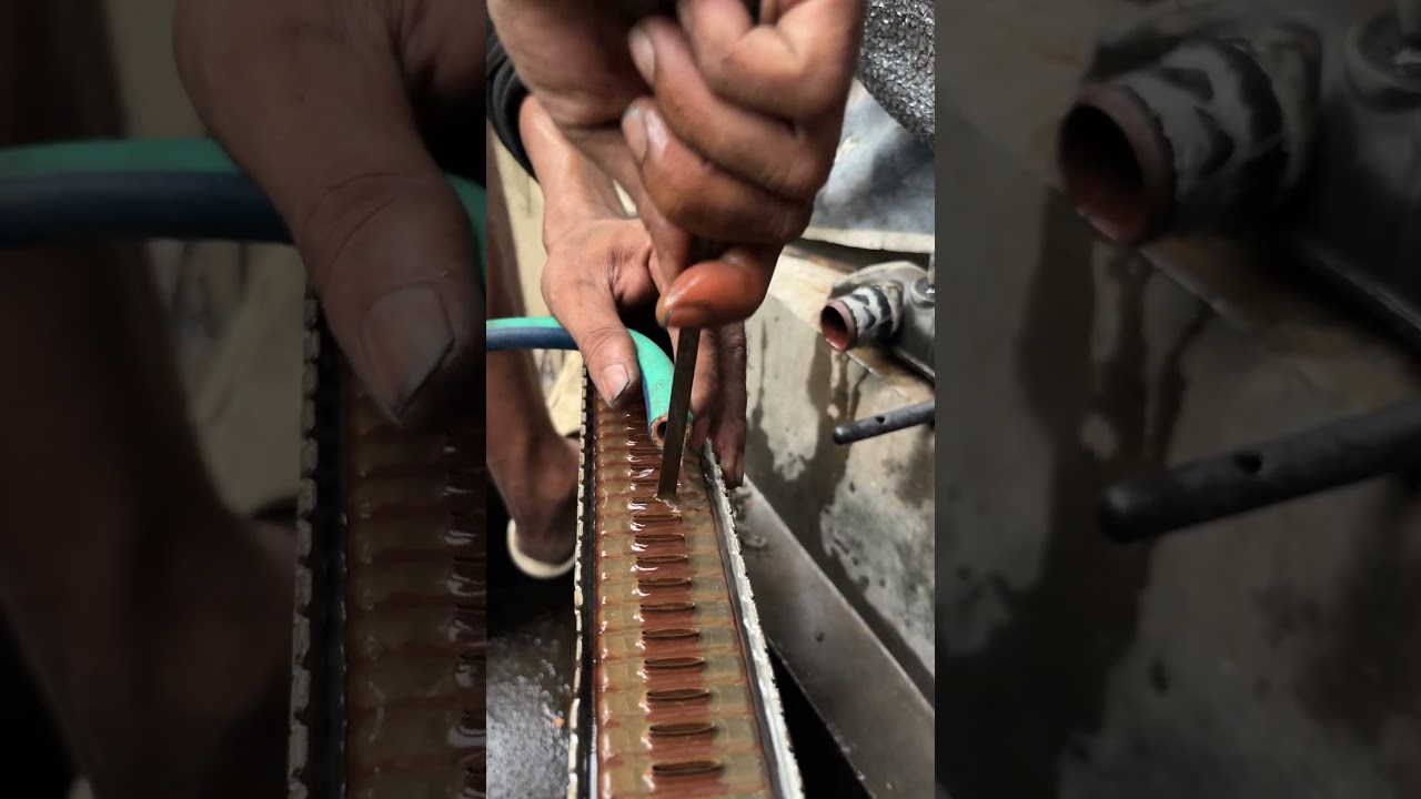 Pembersihan jalur air radiator 