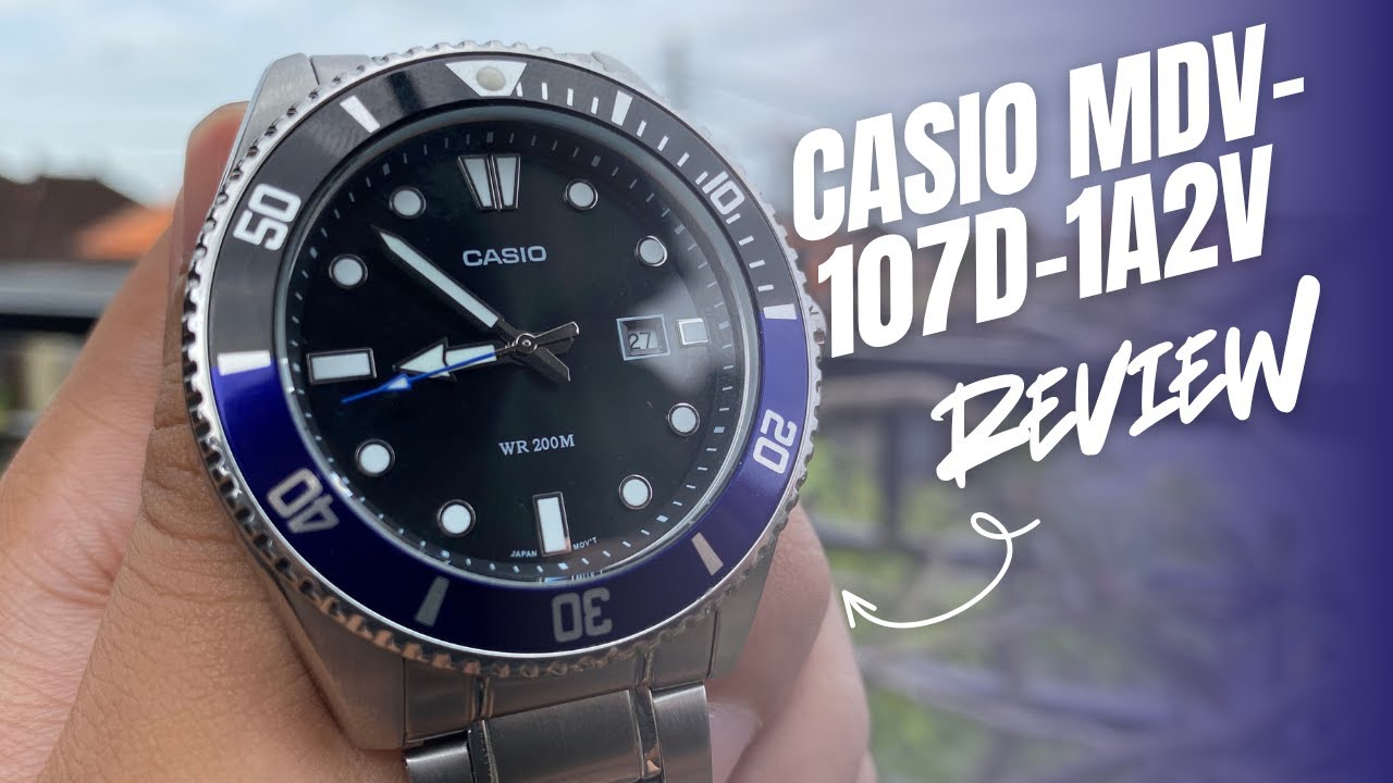 CASIO MDV 107D 1A2V Jam Diver Tangguh & Stylish | Affordable Diver Watch Looks Premium!