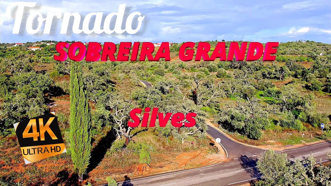 🌧️⚡Tornado no Algarve  💨💨💨 Depressão Caudia     4K   UltraHD