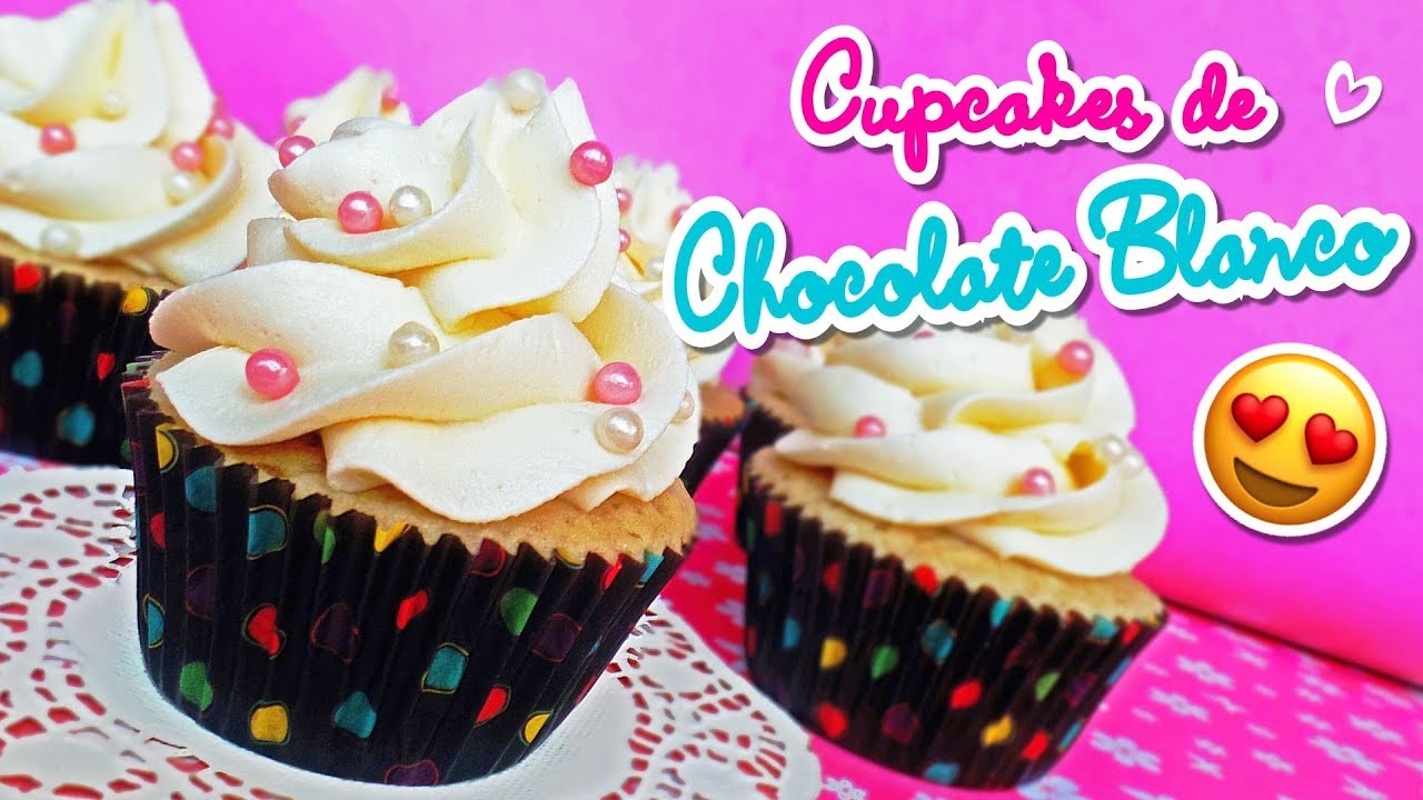 Cupcakes de Chocolate Blanco