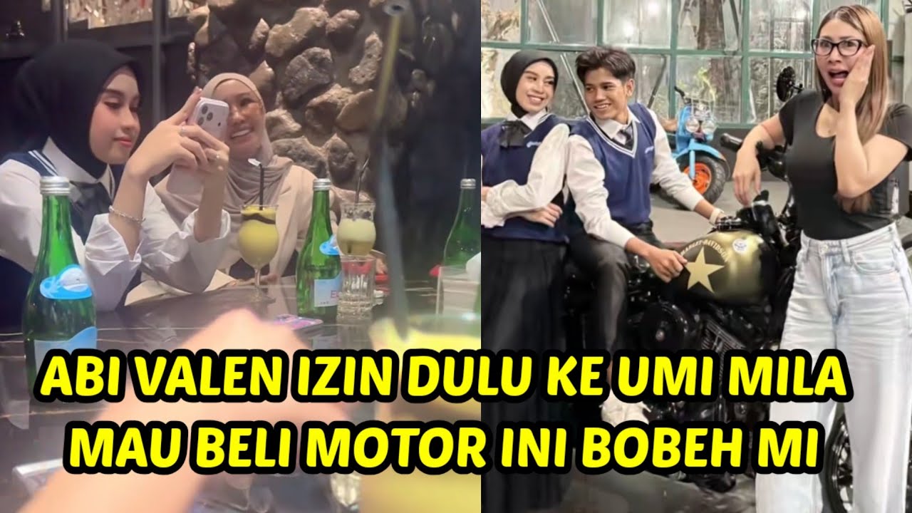 Abi valen minta motor harley ku umi mila, pegang duit abi kan umi