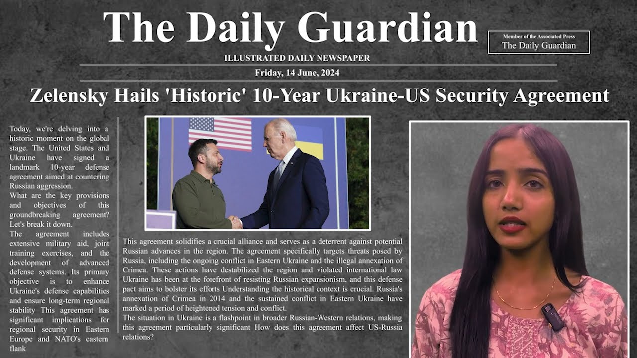 Historic US-Ukraine Defense Agreement: Strengthening NATO's Eastern Flank | Thedailyguardian