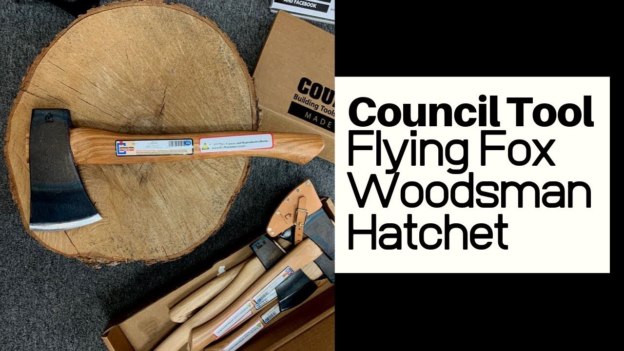 Checking out the Council Tool Flying Fox Woodsman Hatchet