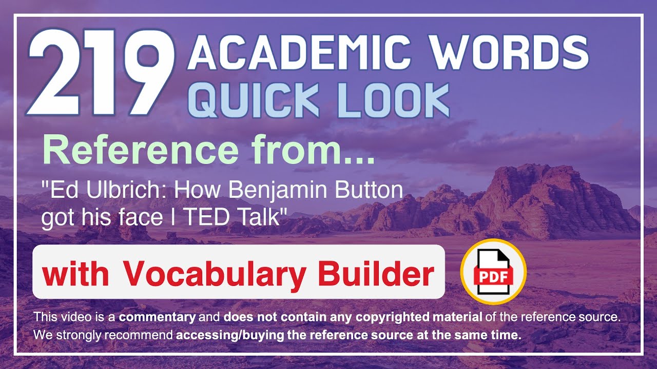 219 Academic Words Quick Look Ref from 