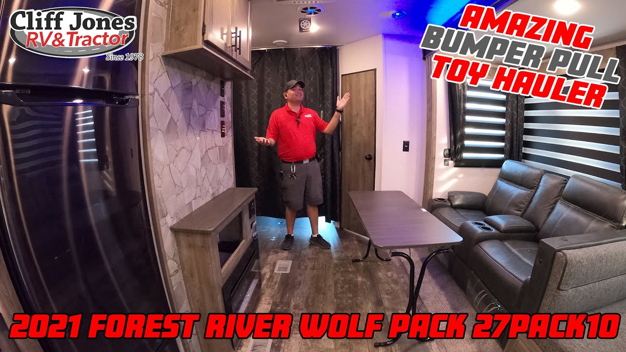 2021 Forest River Wolf Pack 27PACK10 Toy Hauler Travel Trailer