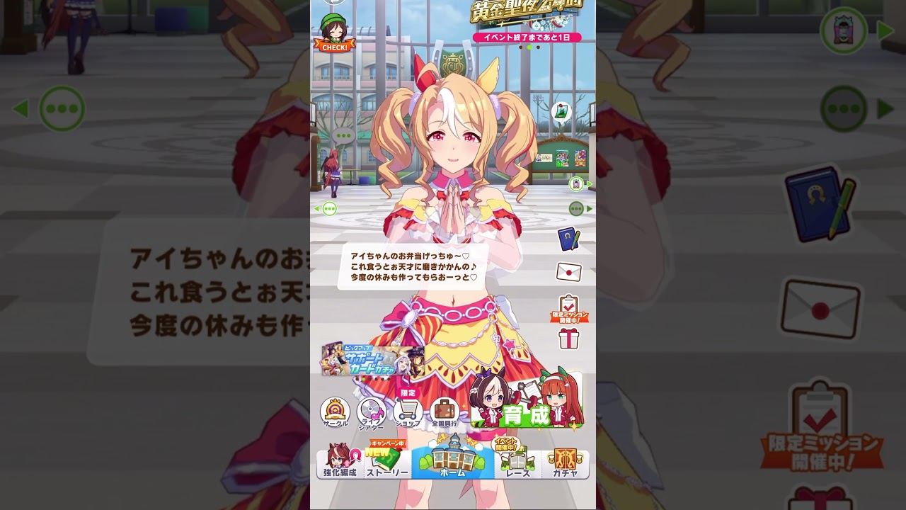 アイちゃんのお弁当（ウマ娘-フサイチパンドラ）
