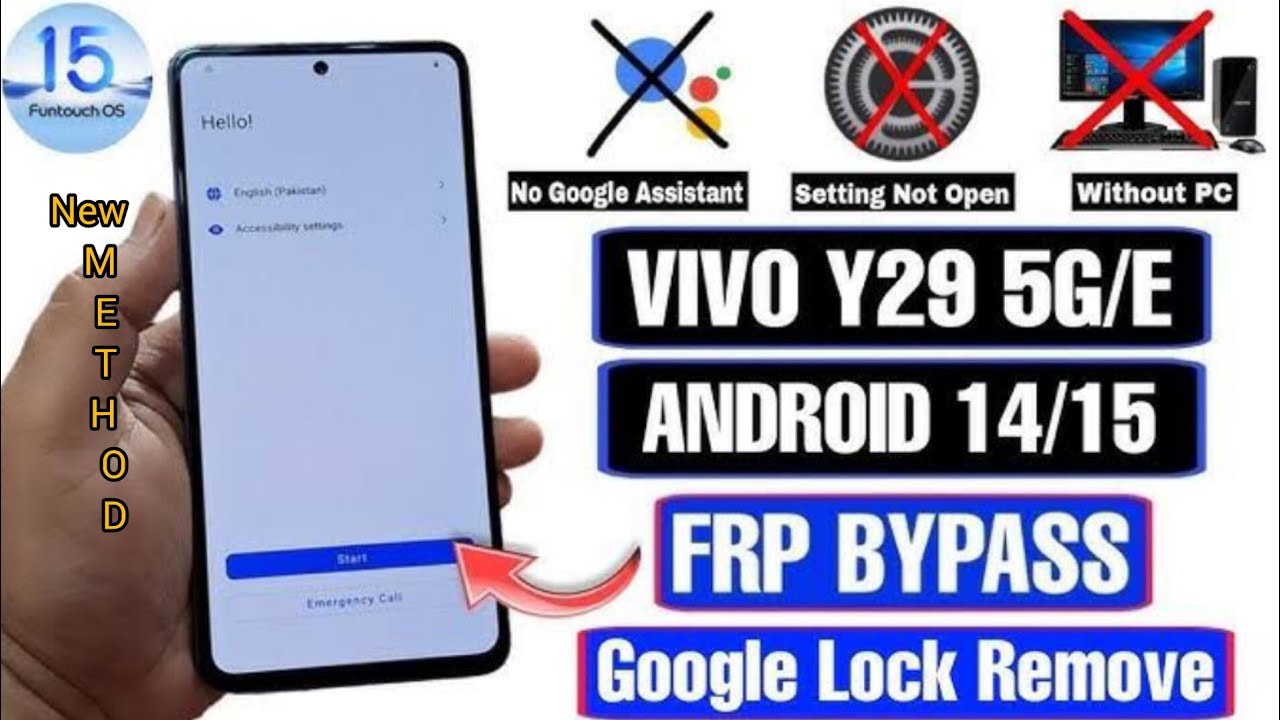 VIVO Y29 5G FRP BYPASS ANDROID/15 google account remove #vivo#frp#mobile#google
