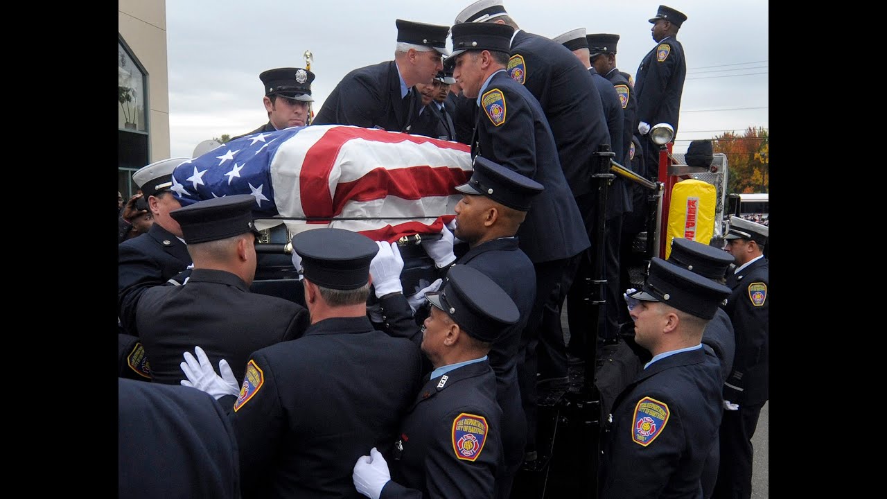Hartford Firefighter Kevin Bell Funeral, Monday, Oct. 13, 2014