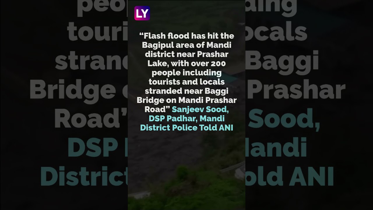 Cloudburst In Himachal Pradesh: People Stranded As Vehicular Movement Halted Due To Rains In Mandi