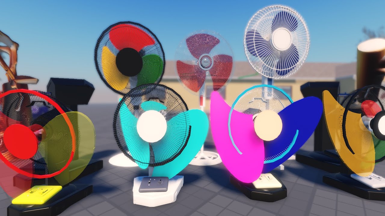The Most Insane Wobbly Fan Ever Spinning in Roblox