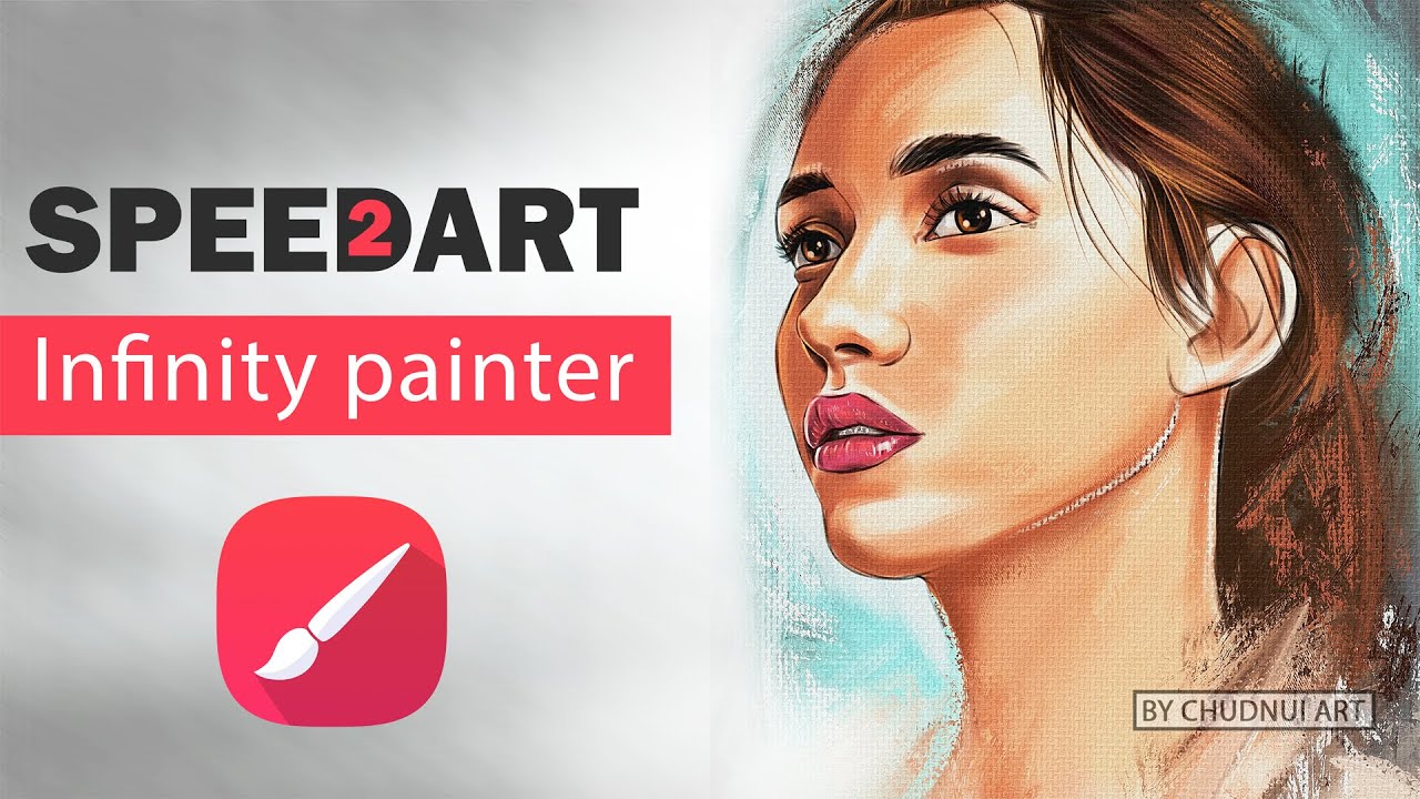 SpeedArt 2 / Infinity Painter / PORTRAIT / SPEED PAINTING / CHUDNUI ART