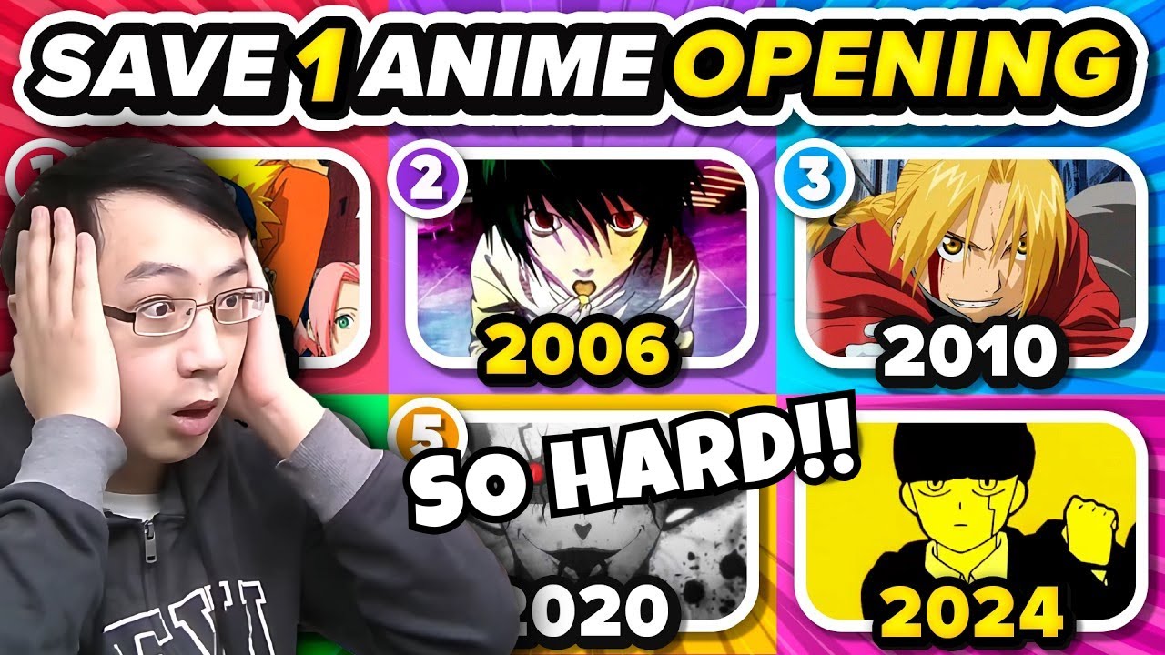 I TRIED TO SAVE 1 ANIME OPENING FOR EACH YEAR 🎵🔥 (2004 - 2024)