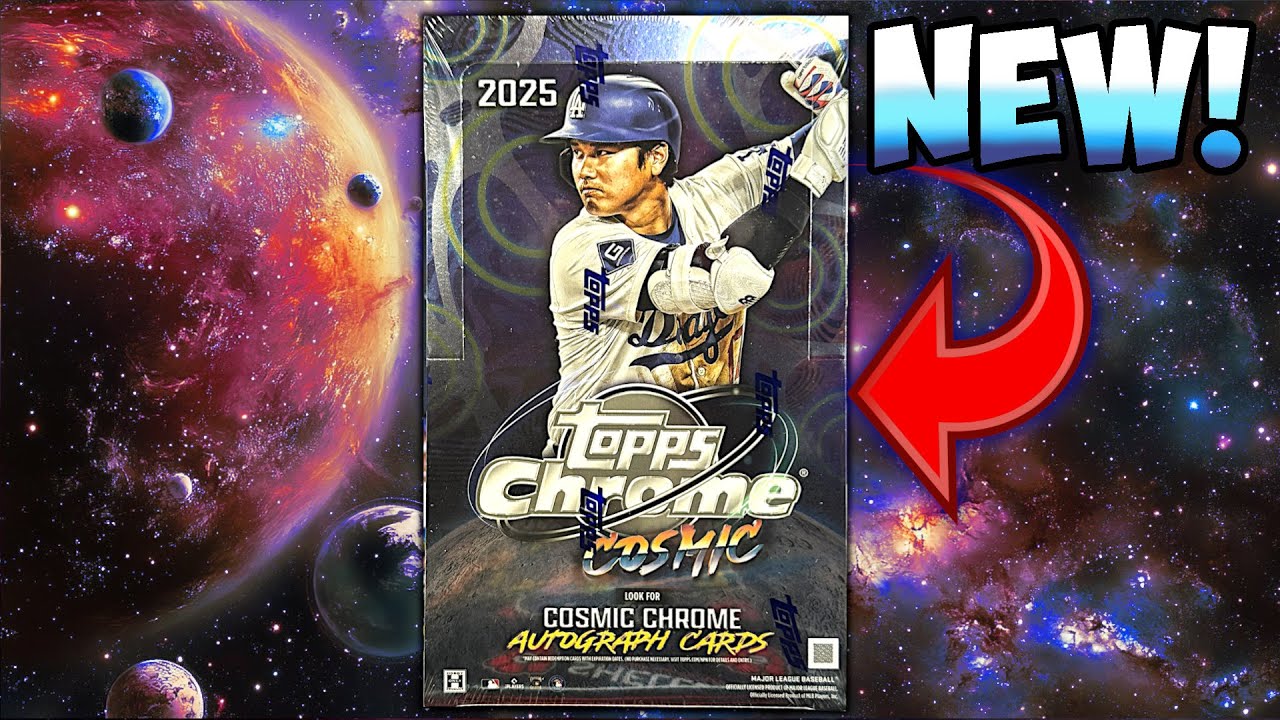 NEW 2025 Topps Chrome COSMIC Baseball Cards Hobby Box Opening!
