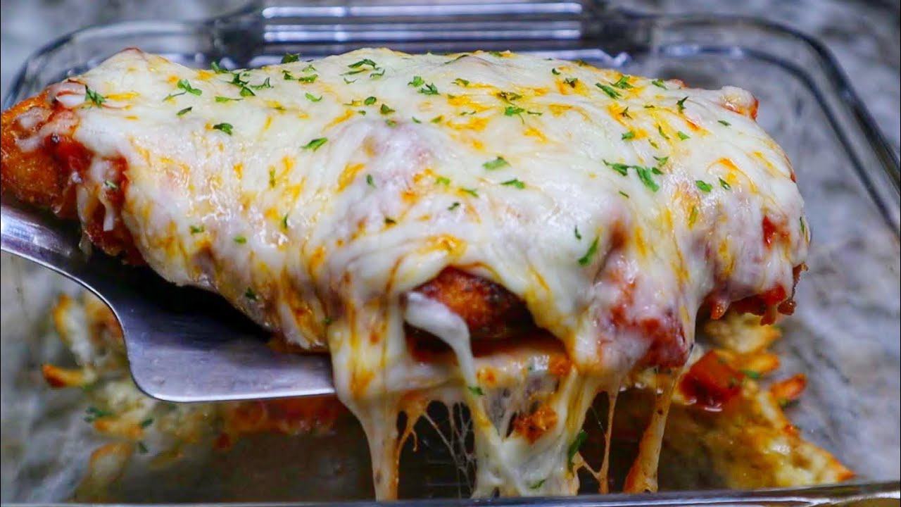 Crispy Chicken Parmesan Recipe| How To Make Chicken Parm