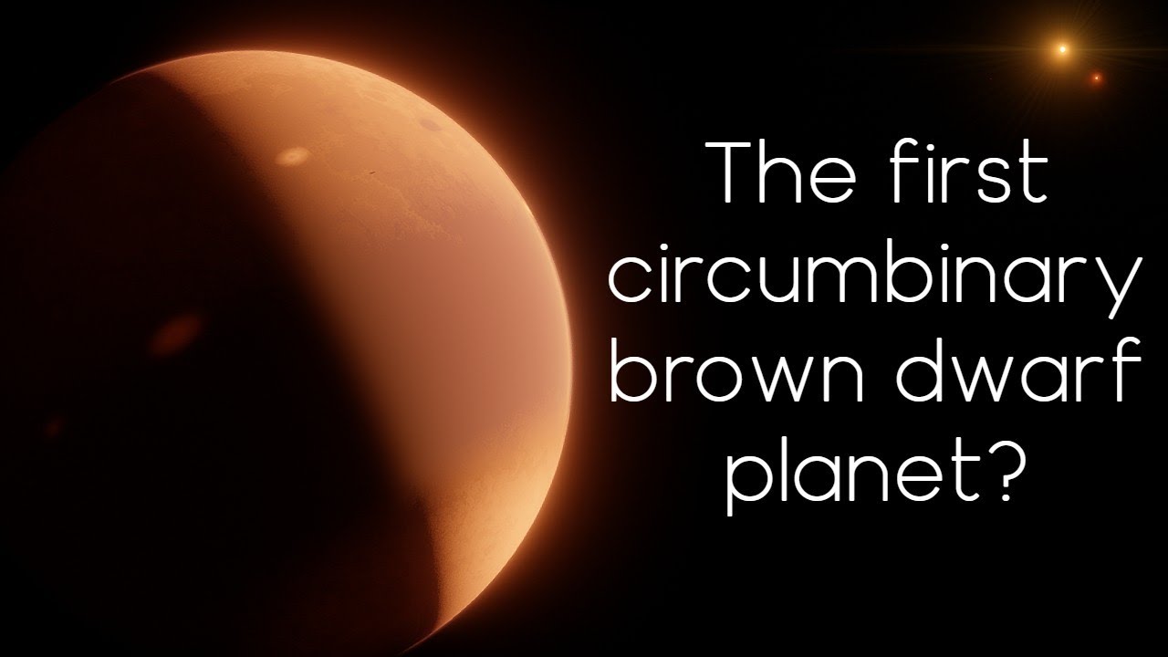 A polar circumbinary planet in a triple brown dwarf system