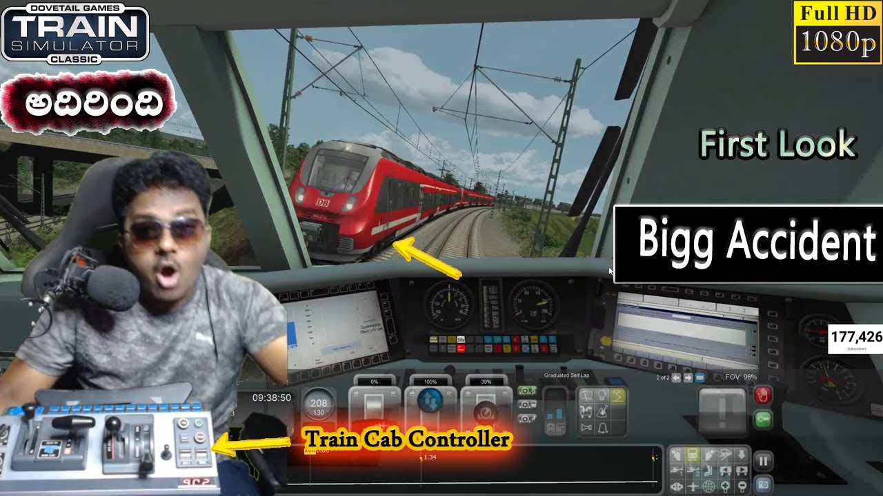 First Look Big Accident Train Simulator Classic in Telugu