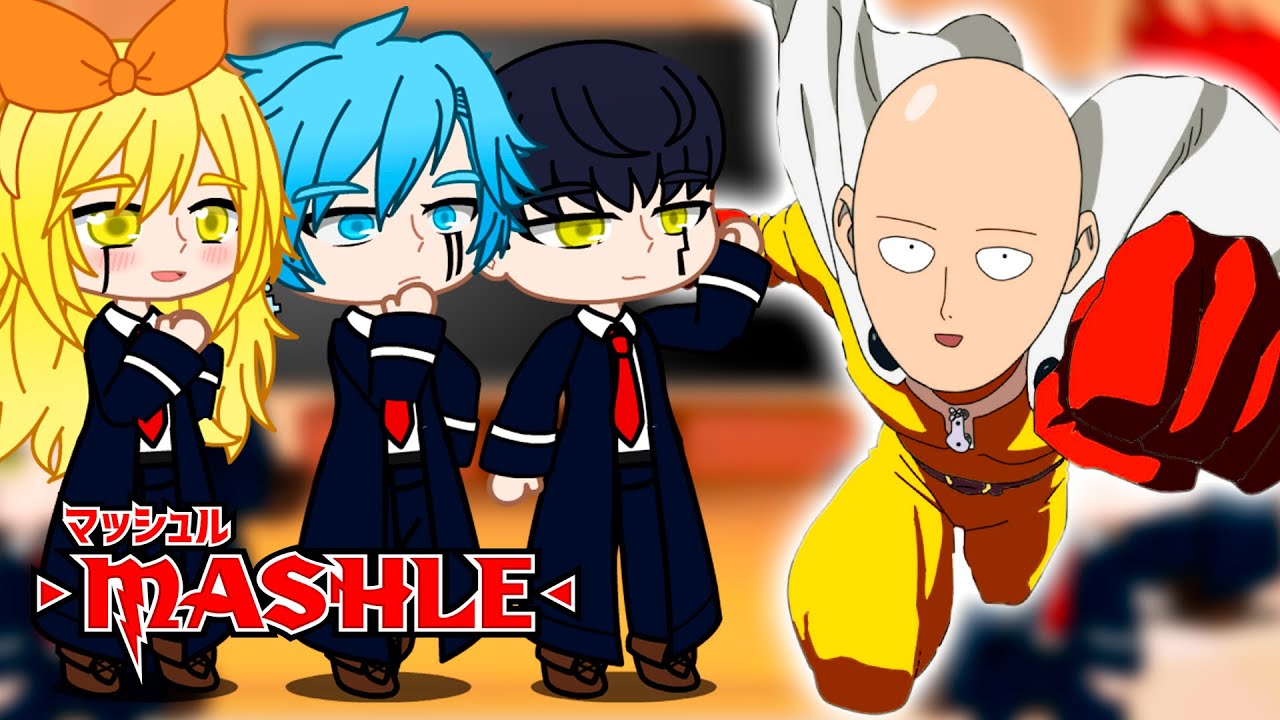 Mashle React to Saitama | One-Punch Man | Gacha React