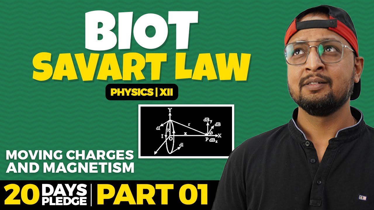 80. Biot Savart Law & Vectors Form | Pledge 2023 | MEC | CBSE | NCERT | Physics Baba 2.0