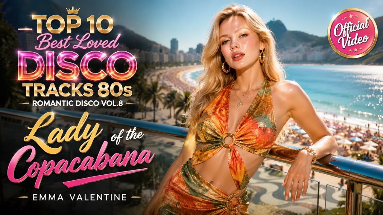 10 Best Loved Disco Tracks (80s) | Romantic Disco Vol.8 (Official Video) - Lady of the Copacabana