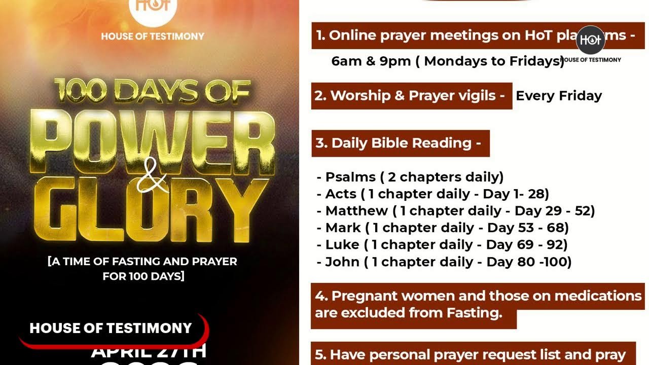 DAY 57 OF 100 DAYS OF POWER AND GLORY || EVENING || 14-03-26