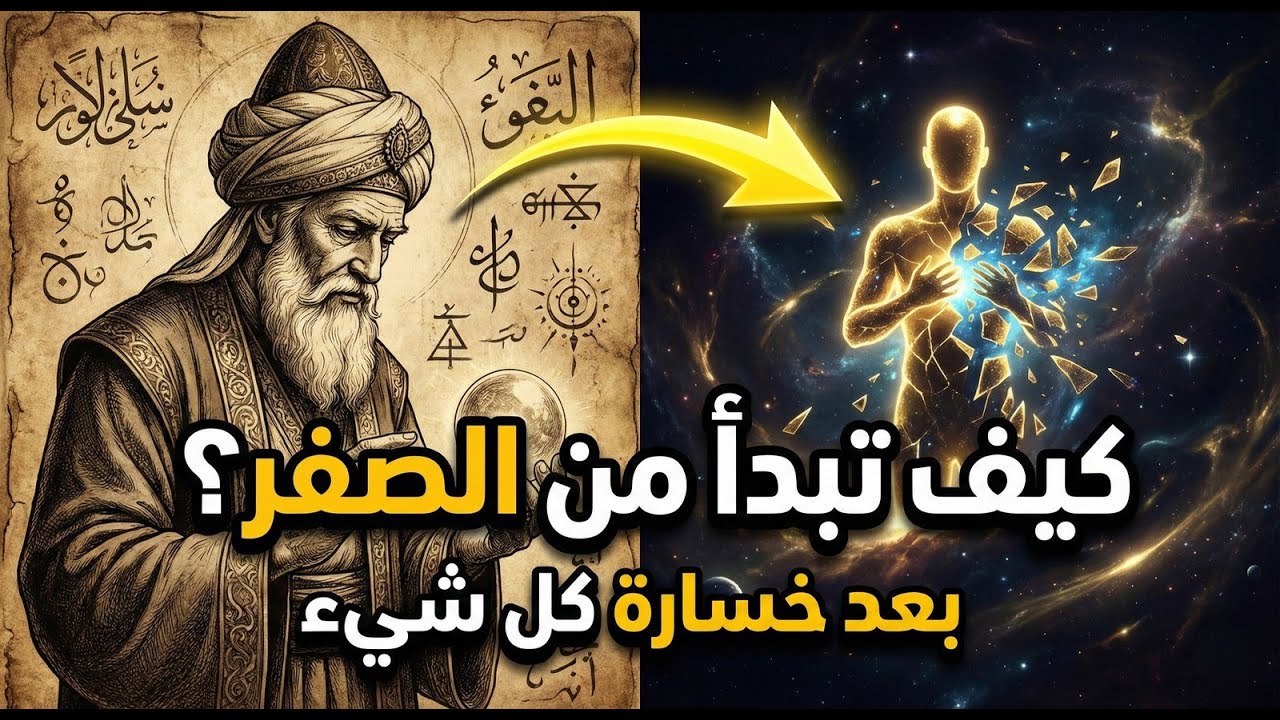 كيف تبدأ من الصفر بعد خسارة كل شيء؟ حكمة جلال الدين الرومي