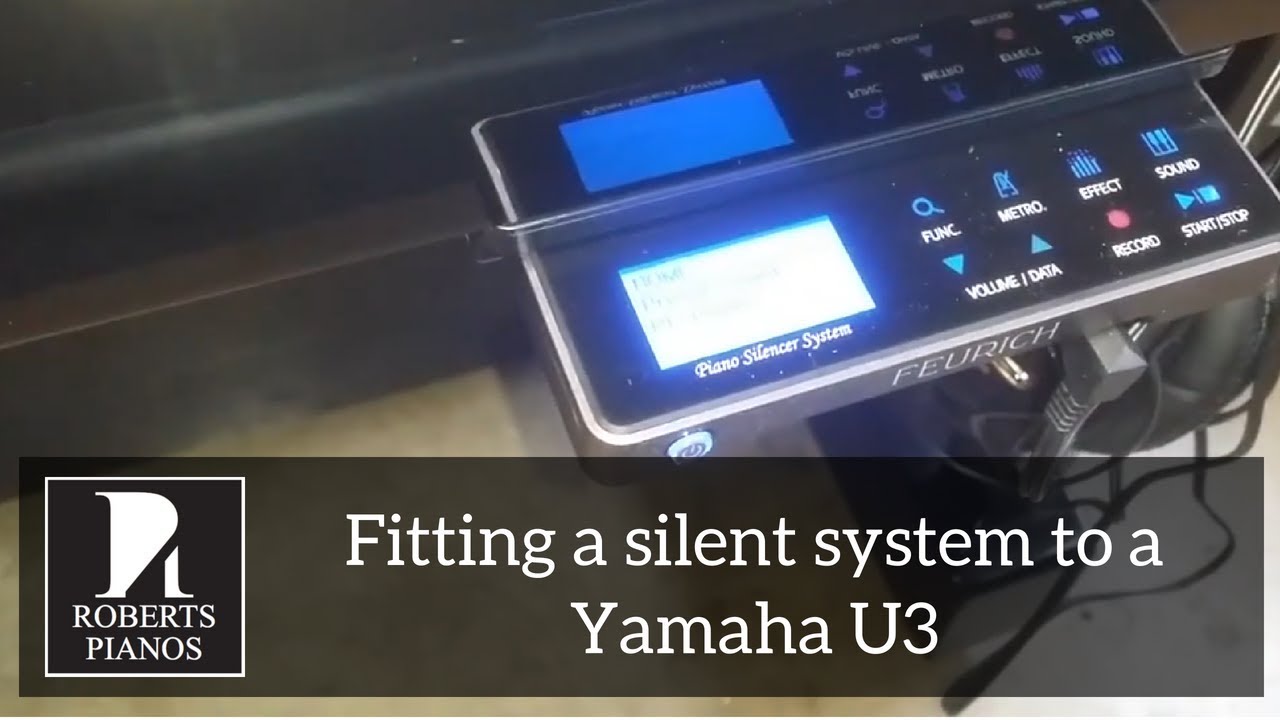 Fitting a silent system to a Yamaha U3 + some thoughts.