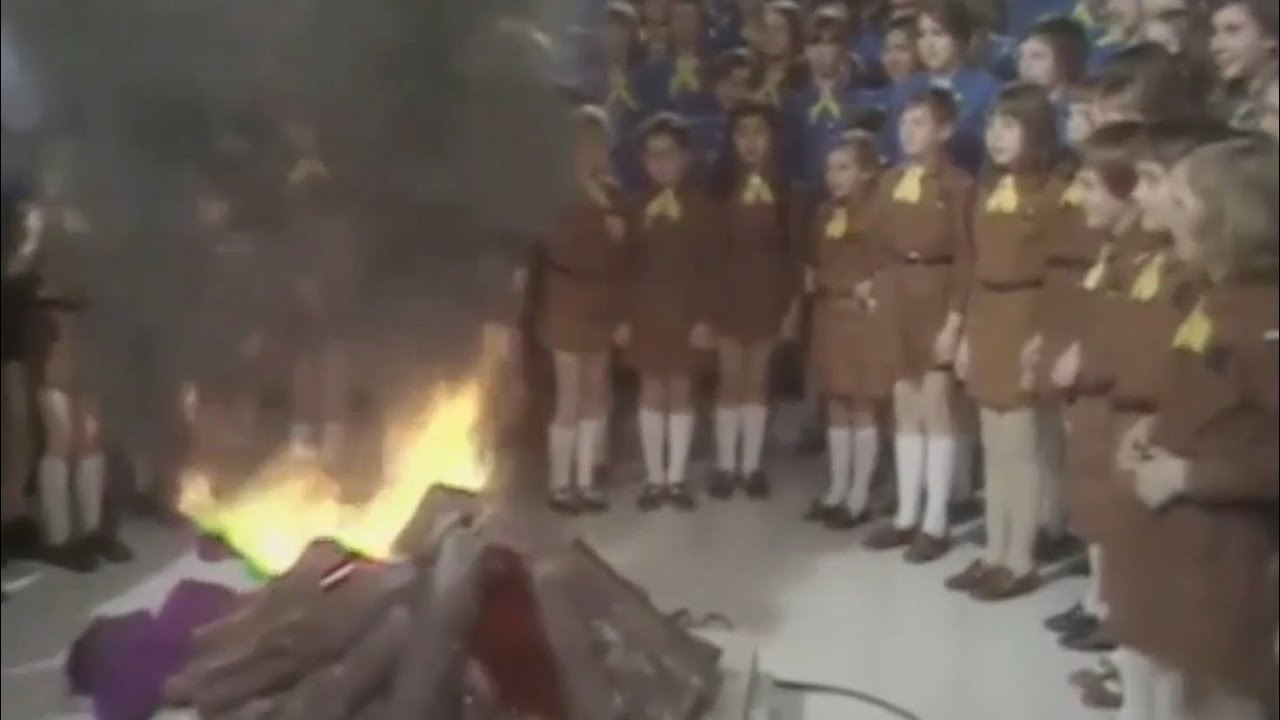 Blue Peter - Studio Fire (With Kids Present!) - BBC1 1971