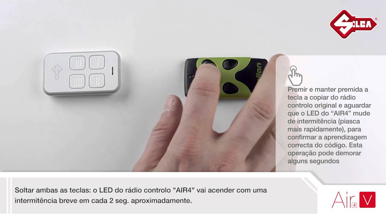 Silca Residential Remote Programming Procedure - For Ballan&reg; and Telcoma&reg;