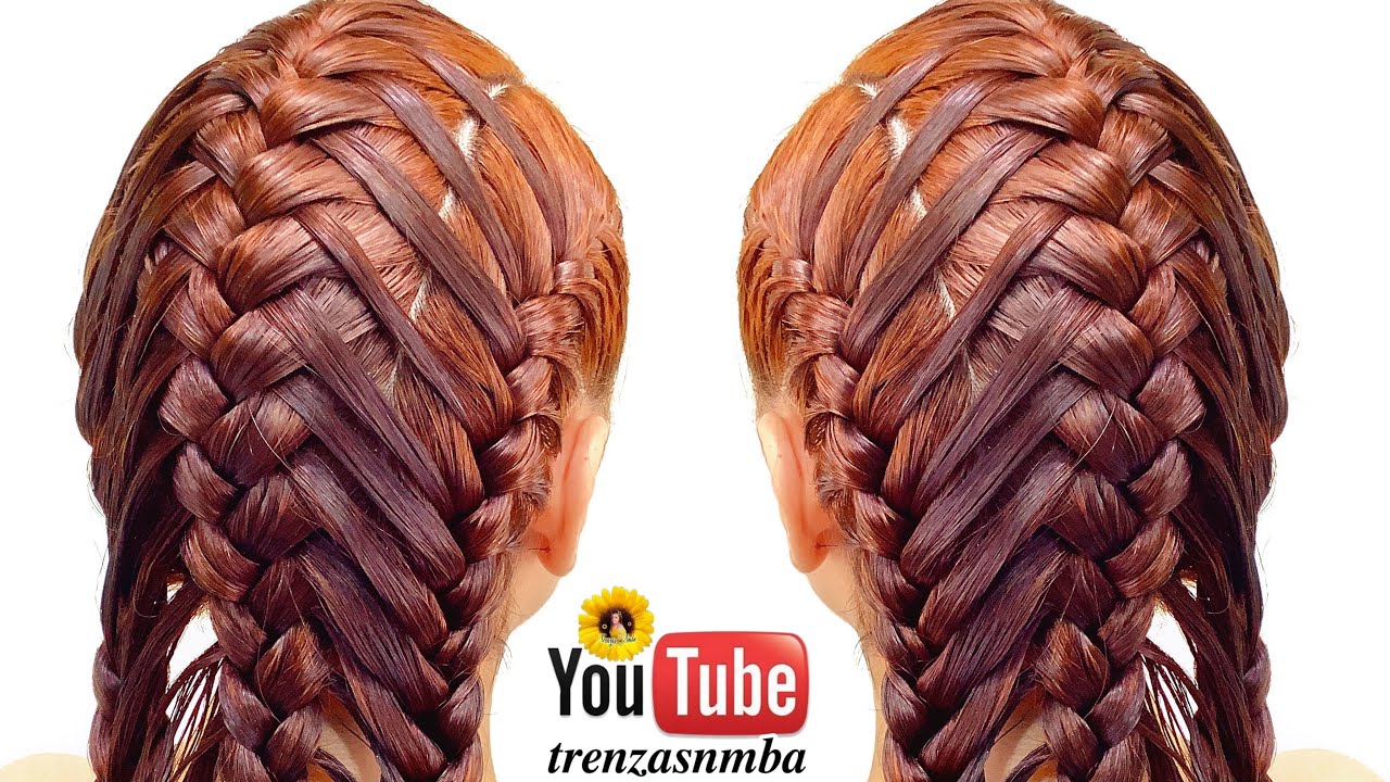 INCRE&Iacute;BLE PEINADOS EN TRENZA COMBINADAS F&Aacute;CILES | PEINADOS PARA NI&Ntilde;AS | TRENZAS NMBA