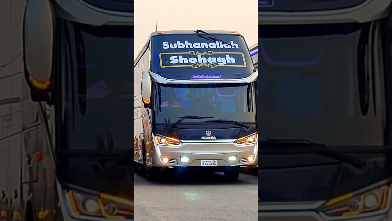 Shohagh Paribahan Swedish Scania Bus In Bangladesh #shorts #scania #laksanabus