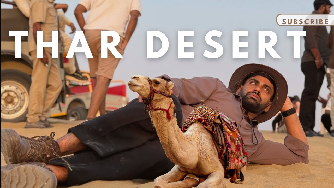 Thar Desert Adventures 😍🔥 | Sand Dunes + Camel Ride + Sunset #thardesert #funnyvlog 