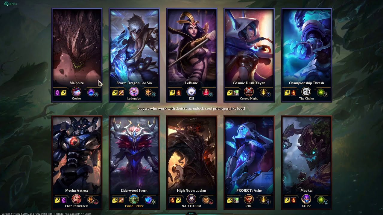 Ivern vs Lee Sin // Patch 11.01// Second Placement Game