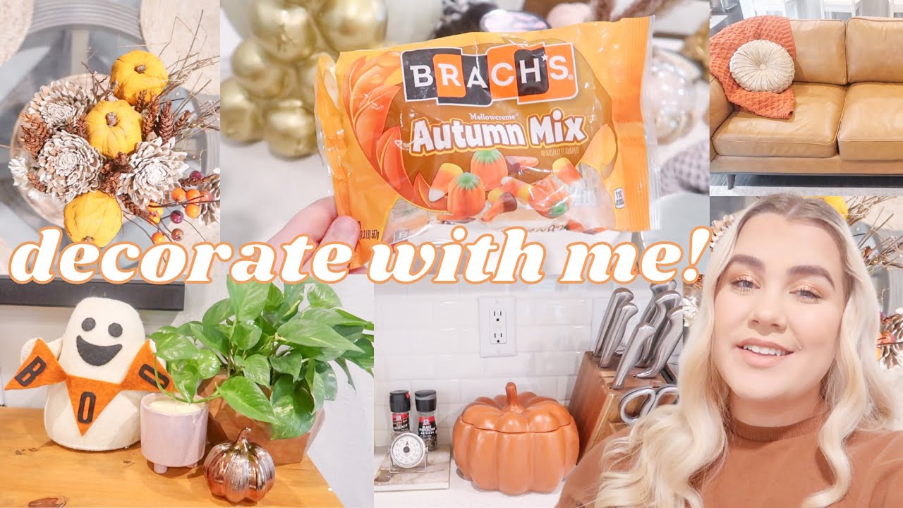 FALL DECORATE WITH ME 2022! *cozy fall vibes* | Paige Koren