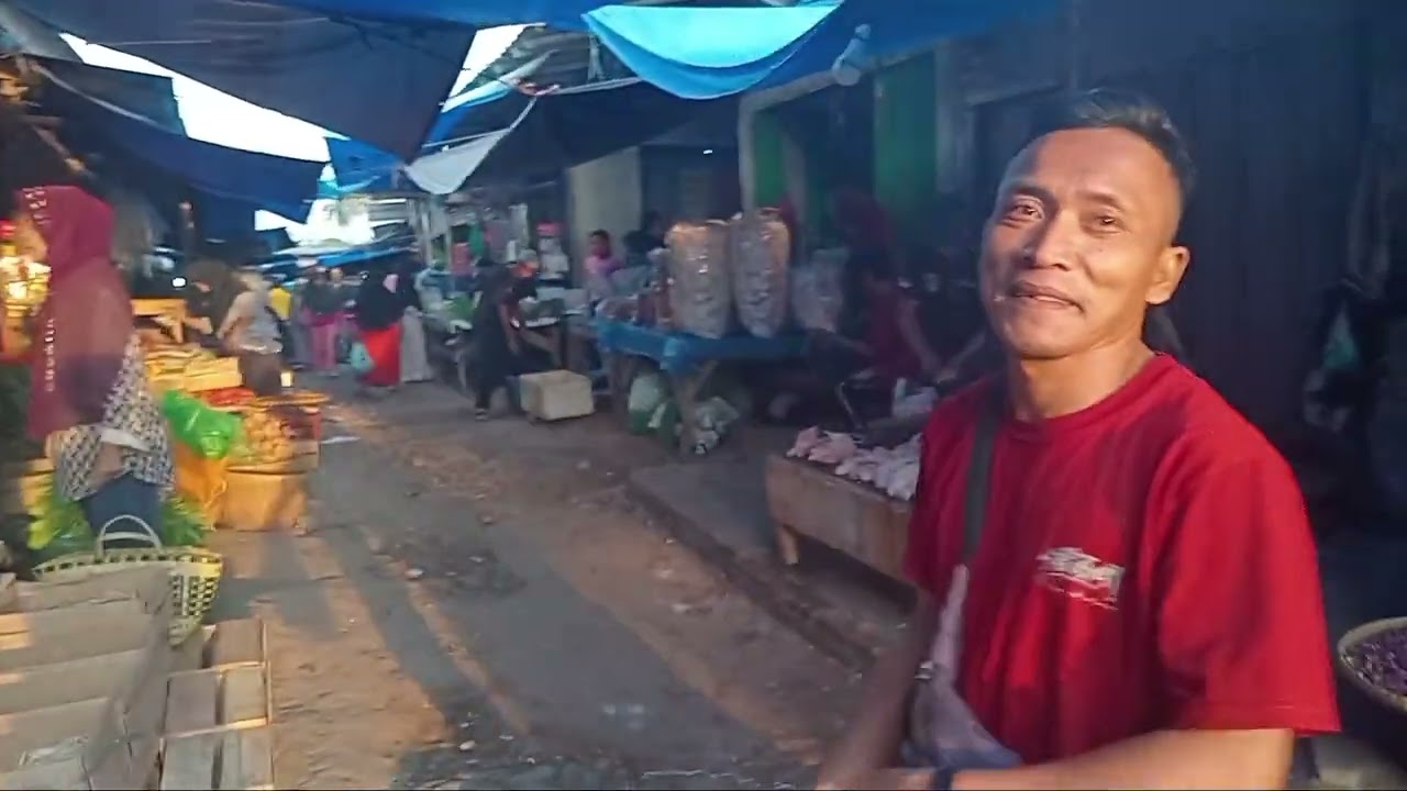 berbelanja kepasar sebentar
