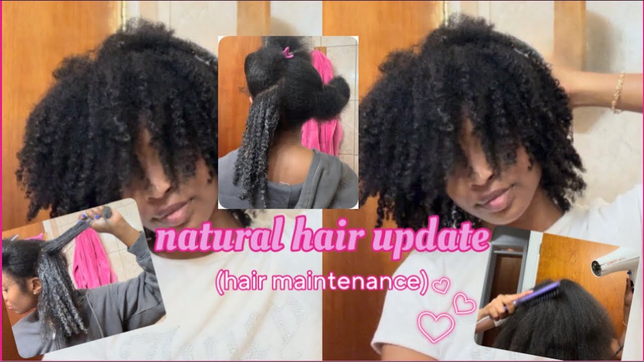 Hair Maintenance Vlog — natural hair update, deep conditioning, wash n gos, hair growth journey