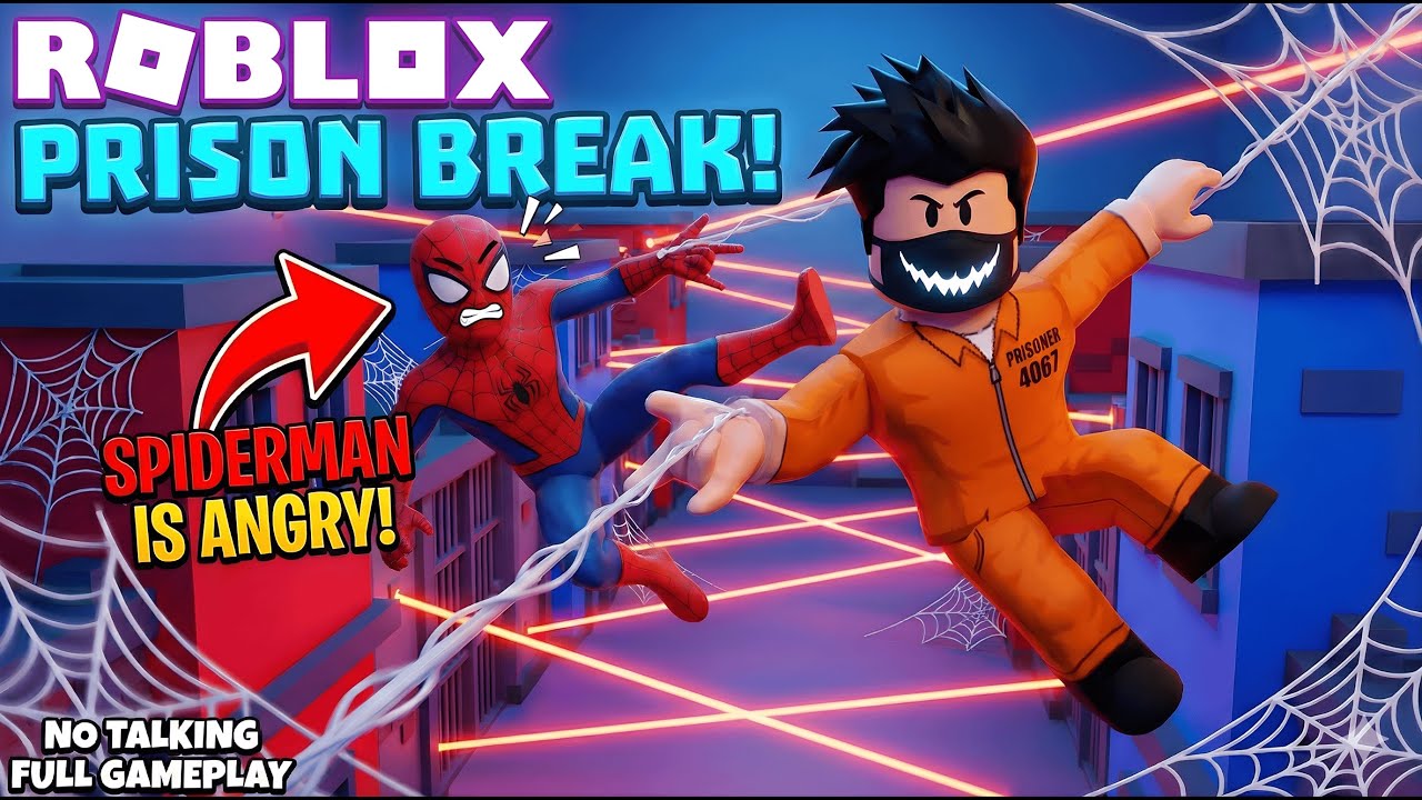 Escaping Prison with SPIDERMAN Powers! 🕸️  - FULL Gameplay (No Commentary)
