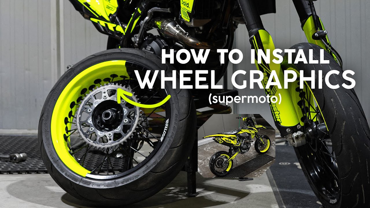 HOW TO APPLY 50/50 WHEEL GRAPHICS (BICOLOR WHEEL WRAPS)